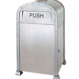 創意單筒機場不銹鋼垃圾桶