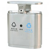 不銹鋼地鐵分類果皮箱