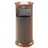 鋼管玫瑰金垃圾桶