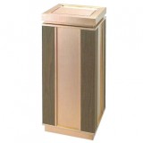 仿木紋賓館酒店垃圾桶