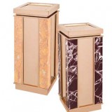 玫瑰金大理石煙灰垃圾桶