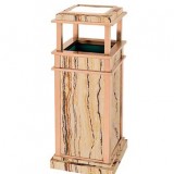 玫瑰金垃圾桶帶煙灰缸