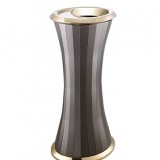 黑金腰形落地煙灰桶