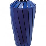 藍色創意烤漆垃圾桶