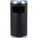 圓形金屬烤漆果皮箱