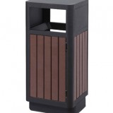 戶外環(huán)保鋼木垃圾箱