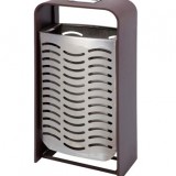 戶外鋼板沖孔垃圾桶