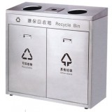 機(jī)場不銹鋼分類垃圾桶