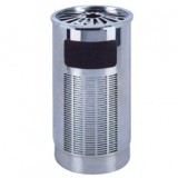 室內(nèi)立式?jīng)_孔菊花格不銹鋼垃圾桶