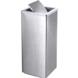 方形不銹鋼翻蓋果皮箱