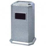 304室內立式壓花不銹鋼果皮箱