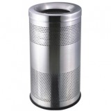 不銹鋼圓形沖孔垃圾桶