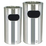 專用室內(nèi)單口不銹鋼圓形垃圾桶