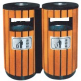 分類鋼木垃圾桶