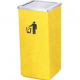 方形翻蓋鐵皮垃圾桶