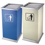 商場立式鐵皮垃圾箱