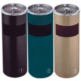 菊花格座地鐵皮垃圾桶