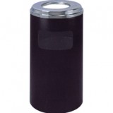 歐式商場翻蓋鐵皮垃圾桶