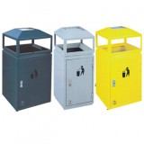 室內屋形鋼制垃圾桶