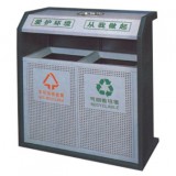 城市街道戶外鋼制垃圾桶