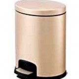 客房香檳金腳踏式垃圾桶