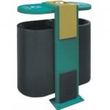 烤漆分類鋼制垃圾箱