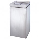 商場電梯口不銹鋼垃圾桶