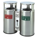 戶外不銹鋼分類環保桶