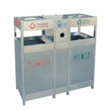 不銹鋼分類(lèi)環(huán)保垃圾桶