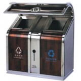 不銹鋼戶(hù)外分類(lèi)垃圾桶