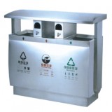 戶外不銹鋼分類環保垃圾桶