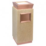 酒店大堂玫瑰金煙灰桶