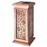 酒店玫瑰金座地煙灰桶