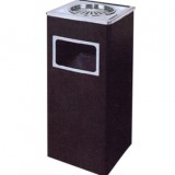 正方形菊花格鐵皮垃圾桶