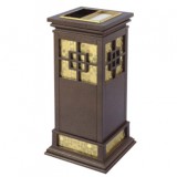 中式鈦金煙灰垃圾桶