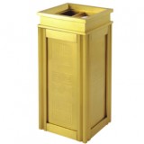 酒店四菱角鈦金垃圾桶