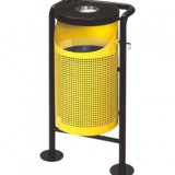 戶外鋼板沖孔垃圾桶