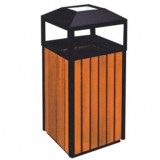 小區(qū)鋼木垃圾桶