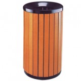 住宅小區(qū)鋼木垃圾桶