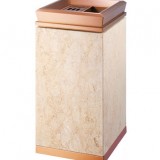 KTV帶煙缸鈦金垃圾桶