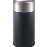 座地烤漆鐵皮垃圾桶