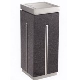 豪華大堂烤漆鐵皮垃圾桶