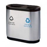 高鐵分類烤漆鐵皮垃圾桶