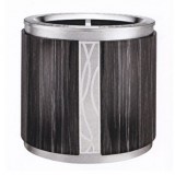 廣場分類烤漆鐵皮垃圾桶