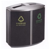 商業分類烤漆鐵皮垃圾桶
