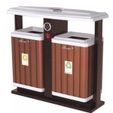 街道分類鋼木垃圾桶