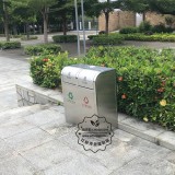 戶外不銹鋼垃圾桶具體參數(shù)