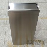 深圳騰訊小型室內(nèi)搖蓋式不銹鋼垃圾桶采購(gòu)案例