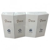 商場室內四分類不銹鋼垃圾桶