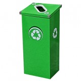 三色不銹鋼分類垃圾桶投放點(diǎn)